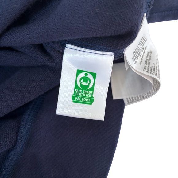 J. Crew Navy Brooklyn Sweatshirt Sz M - Picture 9 of 10